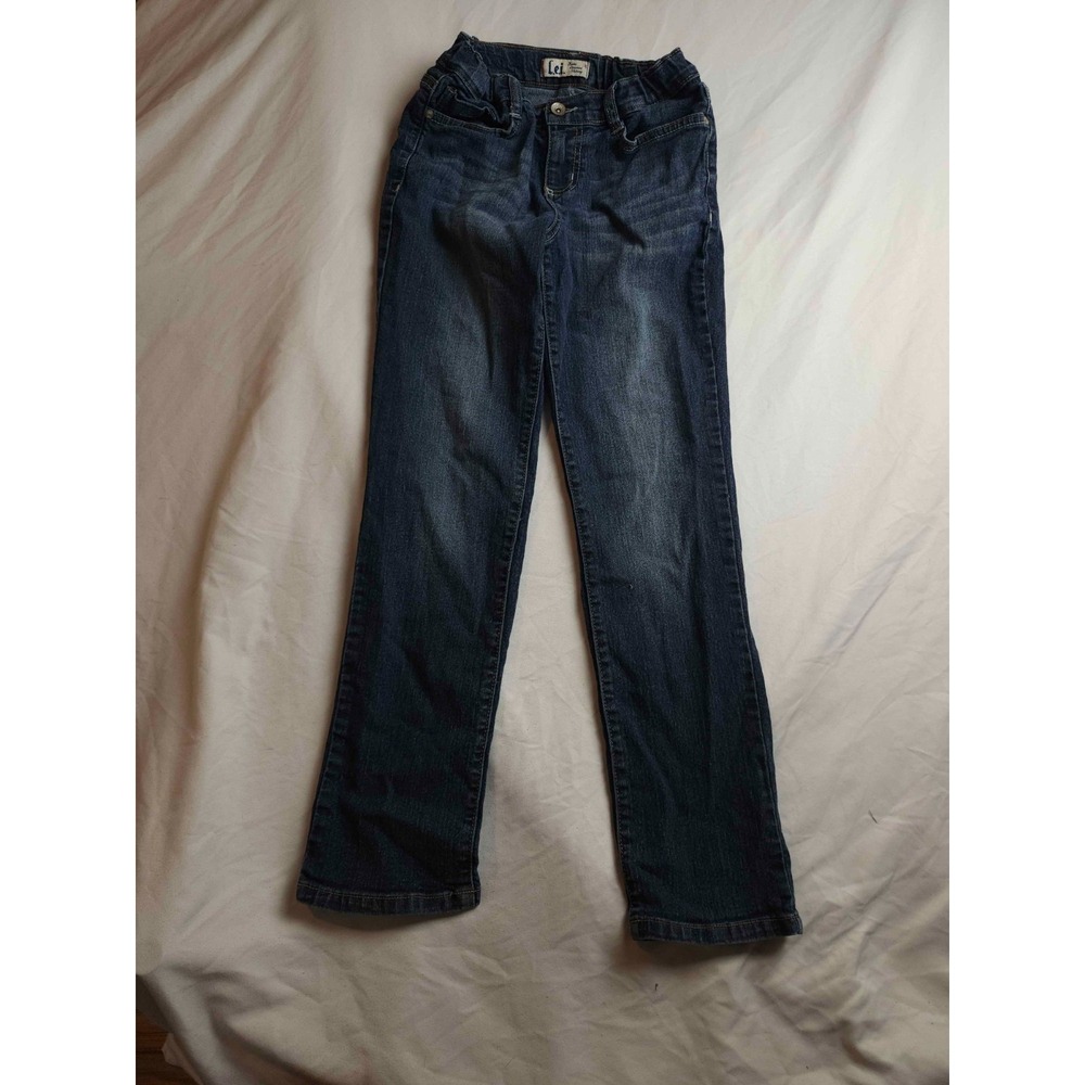 LEI Kate Low Rise Skinny‎ Jeans Girls 12R Blue Denim Soft Girl Indie Kidcore Y2K